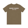  Manly Mania Heather Olive Attitude T-Shirt Back – Soft Blended Fabric T Shirt