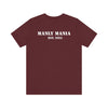 Maroon Dead or Alive Tee Back View – Men's Graphic T-Shirt by Manly Mania