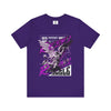 Manly Mania Rebel men's team purple t-shirt front view, graphic tee