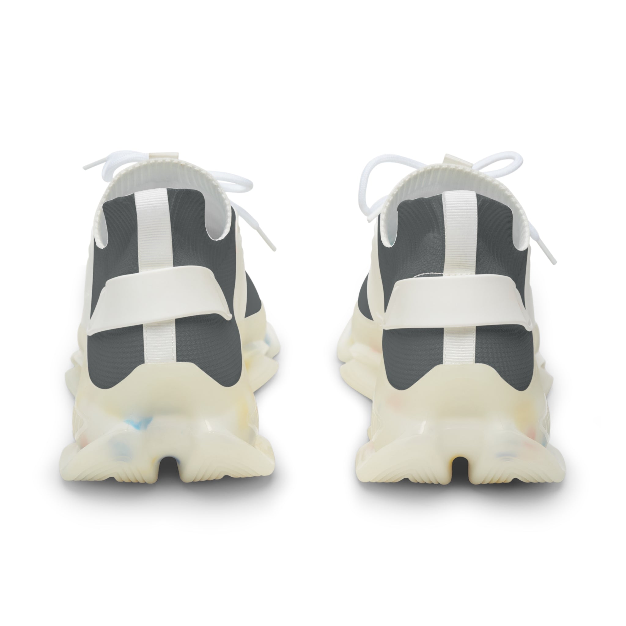 Rear view of Mono Edge shoes with black sole – durable KPU shell
