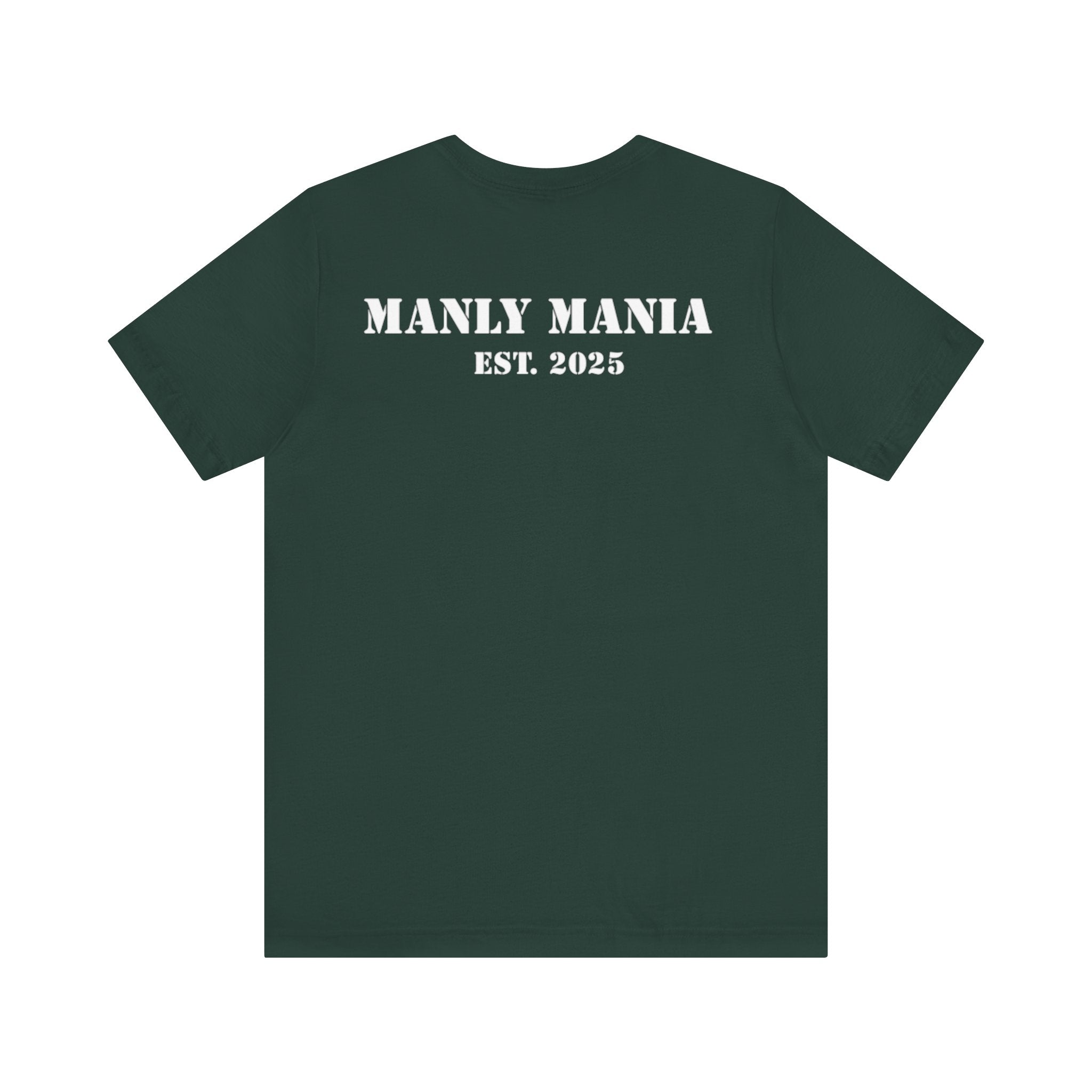 Overthinking Graphic T Shirt – Back View – Forest