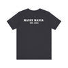 Manly Mania The Despair Tee Dark Grey Back View – Men's Graphic T Shirt