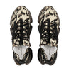 Detailed close-up of mesh and KPU material on black sole Urban Commander shoes