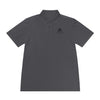 Close-up of Manly Mania Iron Grey Polo Shirt - Golf Shirts for Men