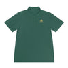 Manly Mania Golden Titan Polo Shirt in Forest Green – Front View – Golf Shirt for Men