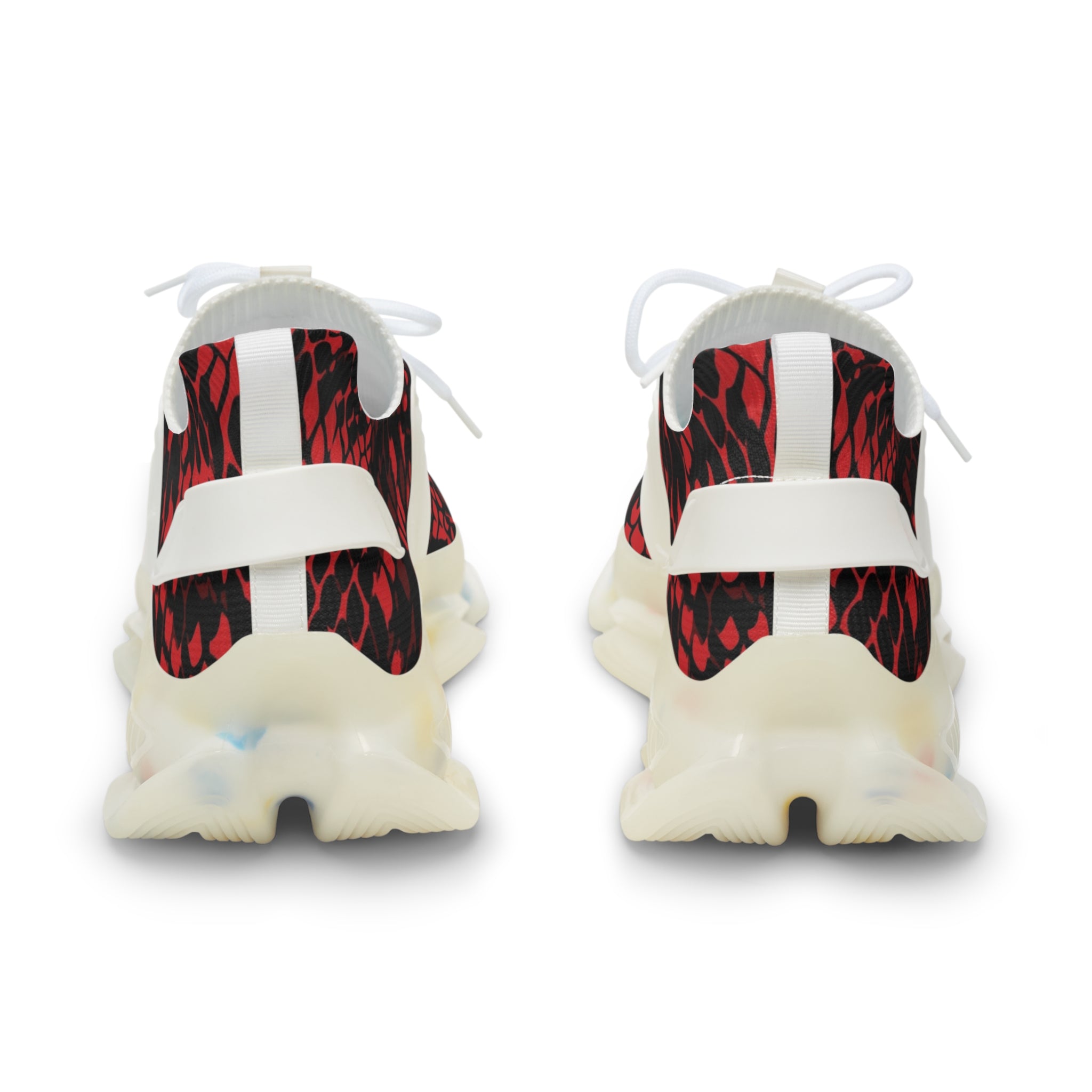 Back view of white sole Snake Spartan shoes – rugged and all-weather shoes