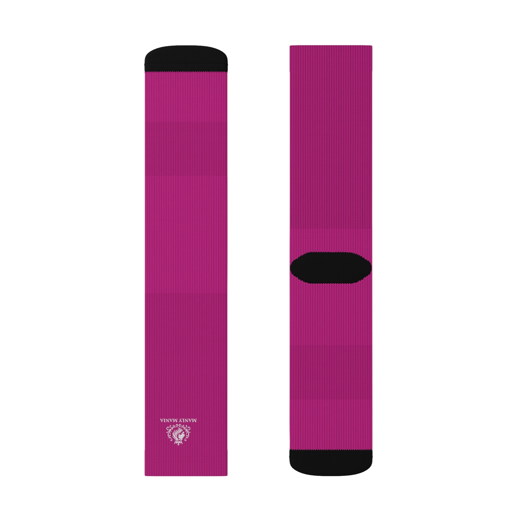 Manly Mania Pink Titan Crew Socks