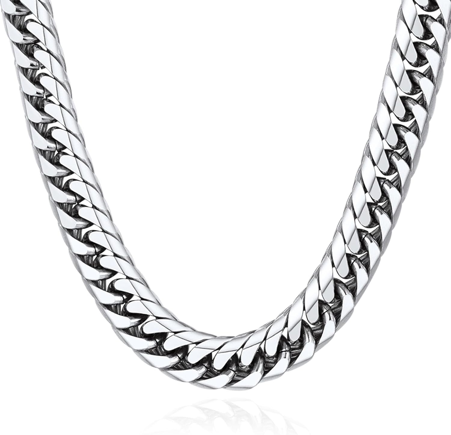 Silver Manly Mania Royal Chain necklace – durable stainless steel men's necklace
