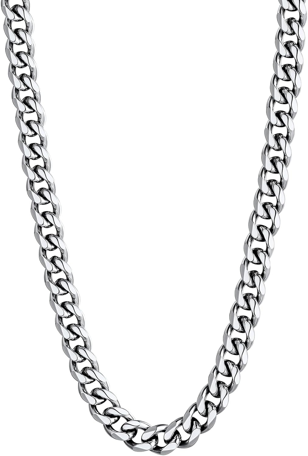 Silver Manly Mania Royal Chain necklace – durable stainless steel men's necklace
