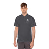 Close-up of fabric and collar - Iron Grey Manly Mania Polo Shirt