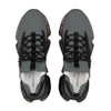 Close-up of mesh material and memory foam insole on Mono Edge shoes with black sole