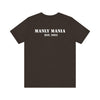 Brown Dead or Alive Tee Back View – Men's Graphic T-Shirt by Manly Mania