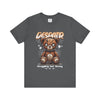 Manly Mania The Despair Tee Asphalt Front View – Men's Graphic T Shirt