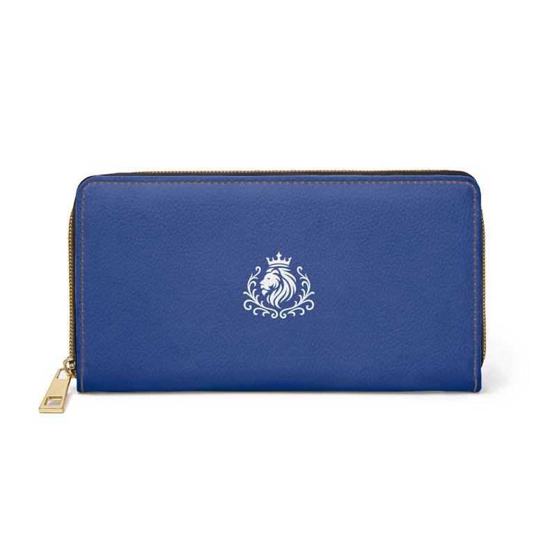 Manly Mania Royal Elite Blue Leather Wallet Printify