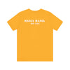 Manly Mania The Despair Tee Gold Back View – Men's Graphic T Shirt