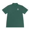  Manly Mania Performance Sport Polo Shirt - Front View in Forest Green