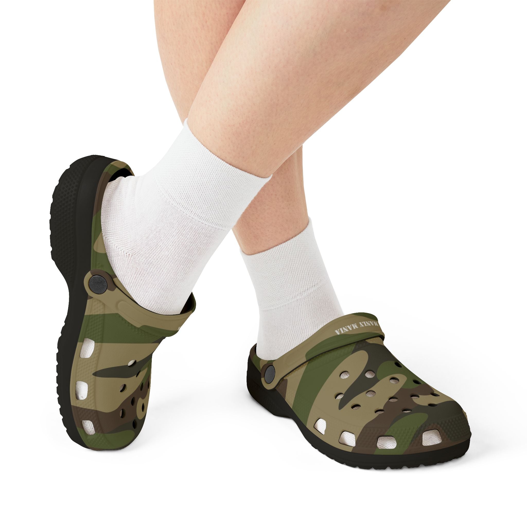 Manly Mania Camo Clogs