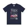 Manly Mania Car Enthusiast Tee in Navy – Front View – Men's Graphic T Shirt
