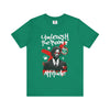 Manly Mania Kelly Green Attitude T-Shirt Front – Vibrant Men's Graphic T Shirt