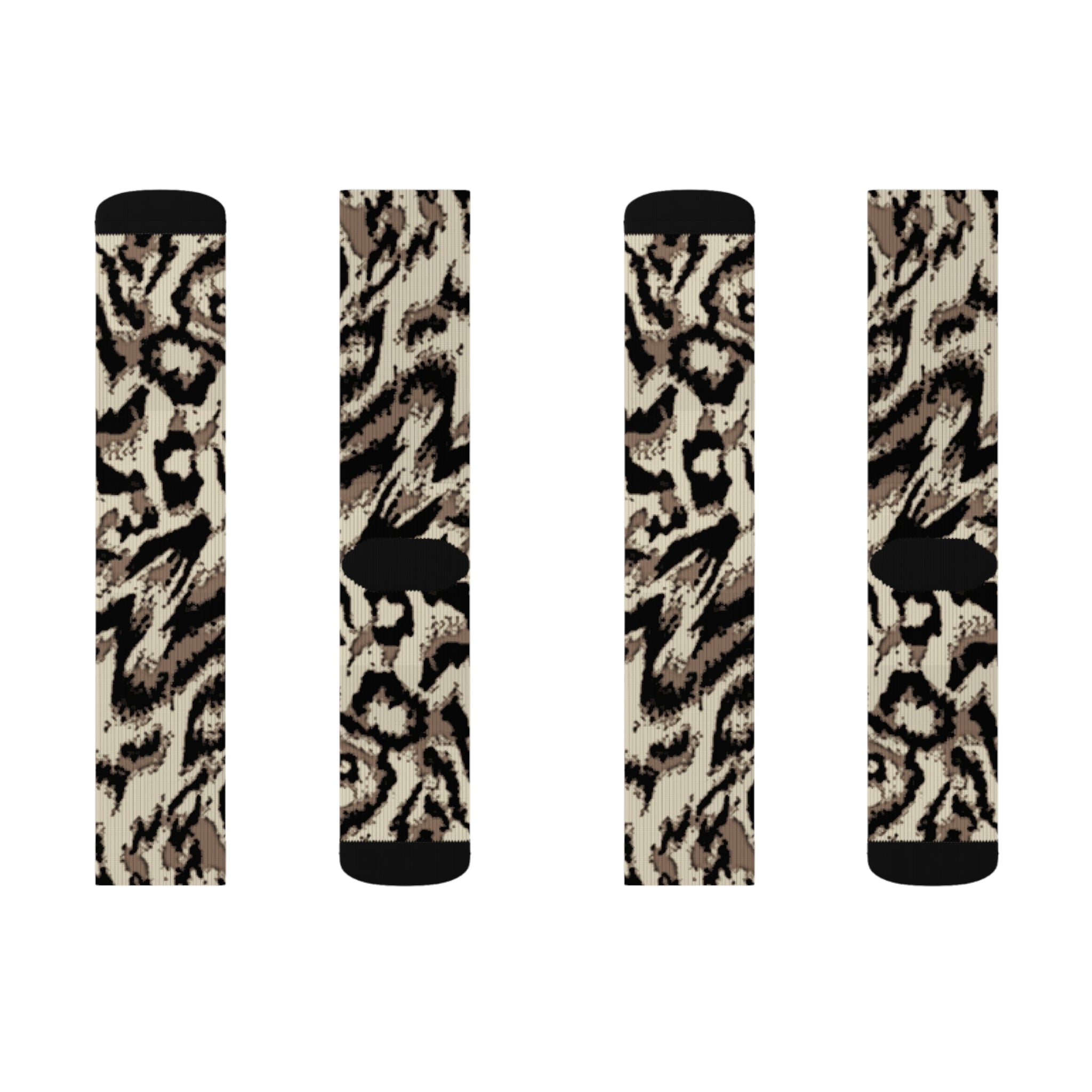 Manly Mania Cheetah Print Socks
