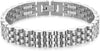 Silver Manly Mania Core Bracelet – Stainless steel mens bracelet with classic link design