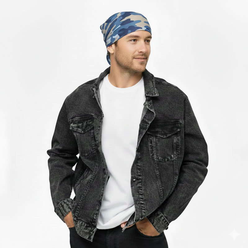 Manly Mania Obsidian Bandana Manly Mania