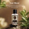 Close-up of Dominion Trovez Oud perfume spray nozzle – precision atomizer