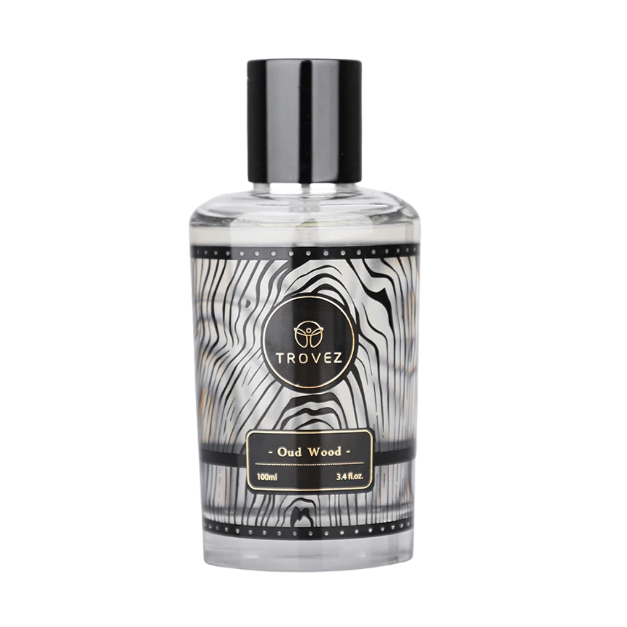 Dominion Trovez Oud men's perfume bottle front view – luxury oud cologne for men