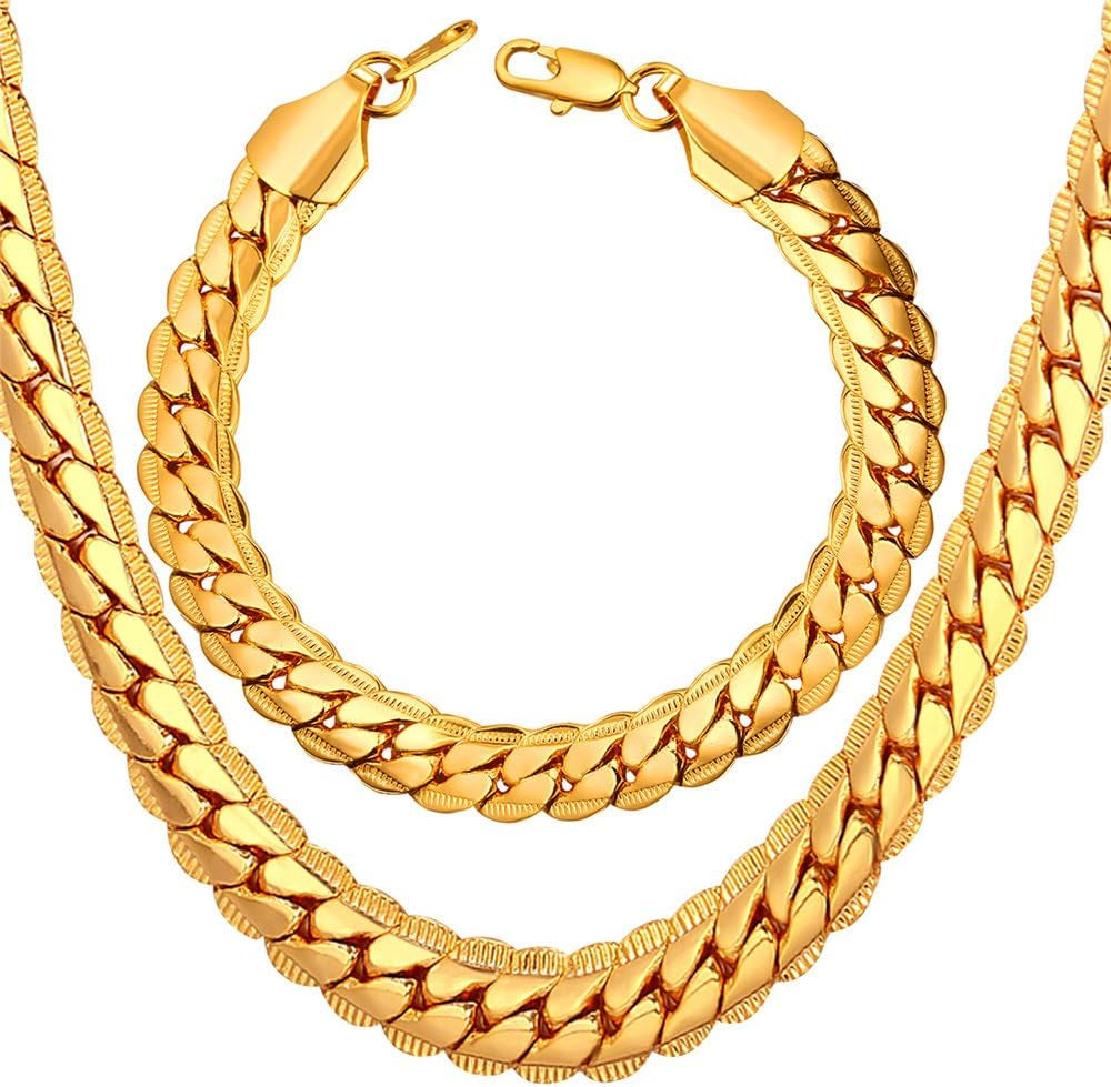 Gold Manly Mania Royal Chain necklace – premium stainless steel men's chain