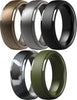 Titan Flex multipack silicone promise rings for men in assorted colors
