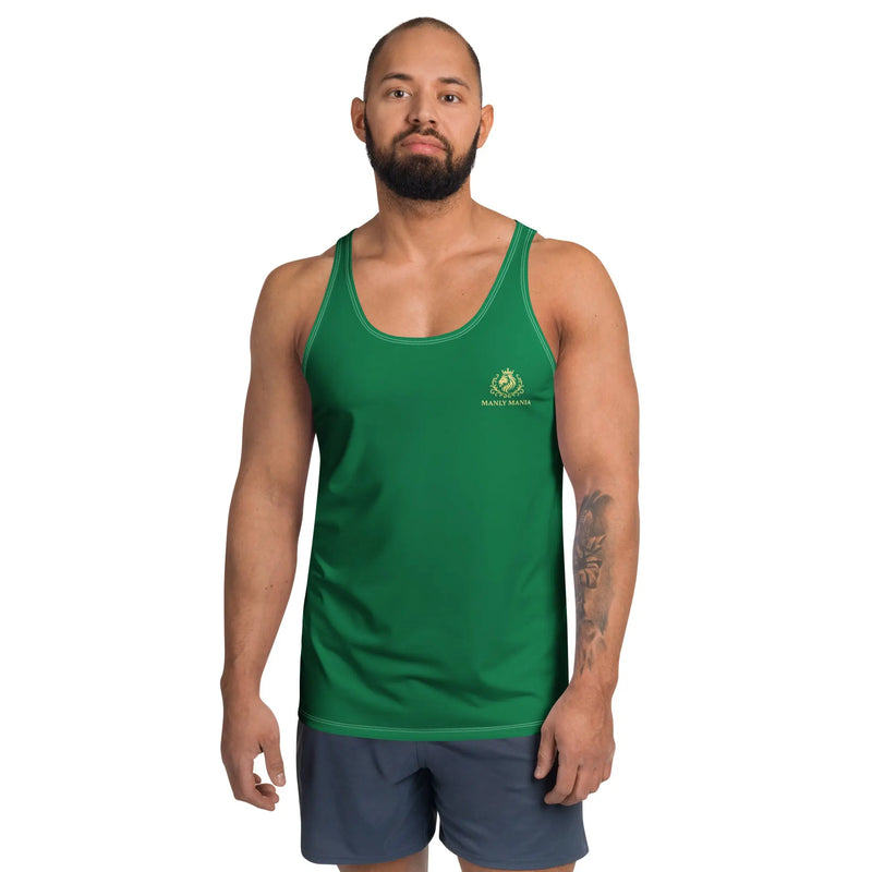 Manly Mania Titan Tank Top on model casual men's athletic tank top streetwear style
