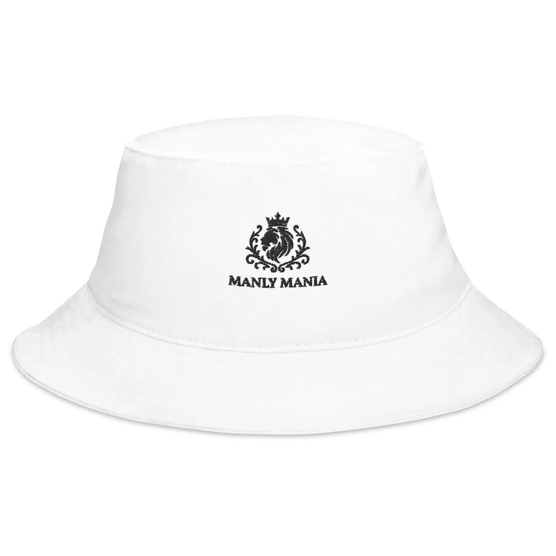 Manly Mania Classic white Bucket Hat