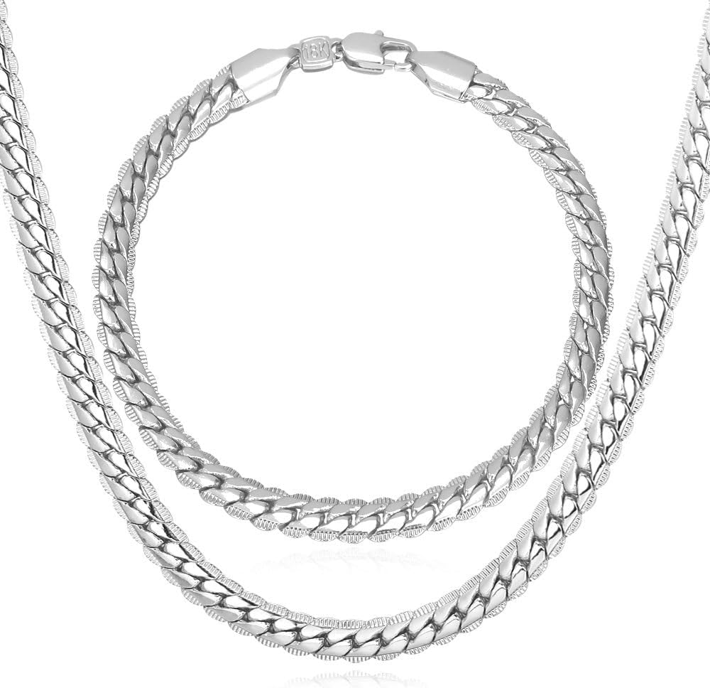 Silver Manly Mania Royal Chain necklace – durable stainless steel men's necklace