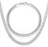 Silver Manly Mania Royal Chain necklace – durable stainless steel men's necklace