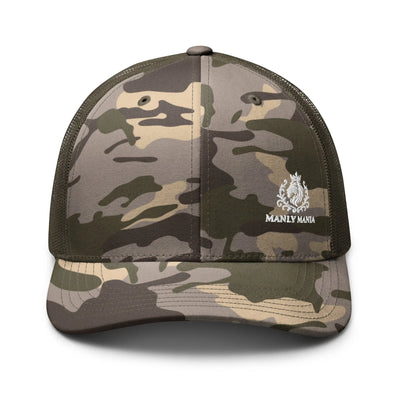 Manly Mania Camouflage trucker hat