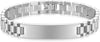 Silver Manly Mania Core Bracelet – Stainless steel mens bracelet with classic link design