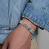 Silver Manly Mania Core Bracelet mockup – Modern Cartier bracelet style for men