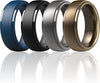 Titan Flex multipack silicone promise rings for men in assorted colors