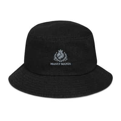 Manly Mania Core black Denim Bucket Hat