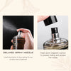 Confident man applying Dominion Trovez Oud perfume – masculine oud cologne