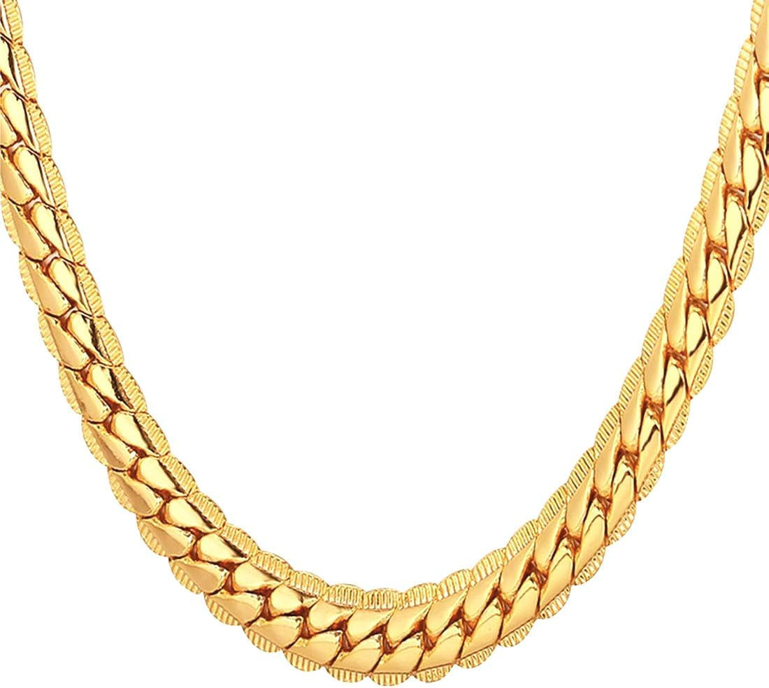 Gold Manly Mania Royal Chain necklace – premium stainless steel men's chain