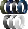 Titan Flex multipack silicone promise rings for men in assorted colors