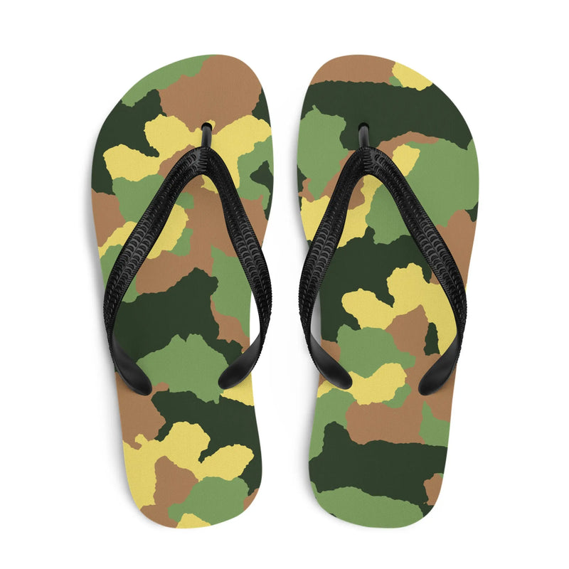 Manly Mania Camo Flip-Flops