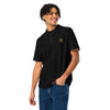 Golden Titan Polo Shirt in Navy -  Close-Up