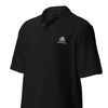Black close-up view Manly Mania Legacy polo shirt