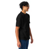 Golden Titan Polo Shirt in White Detail Side View

