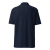  Navy Manly Mania Apex Polo Shirt back view – polo shirt for men
