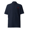 Front view of Manly Mania Giant Polo Shirt in Navy