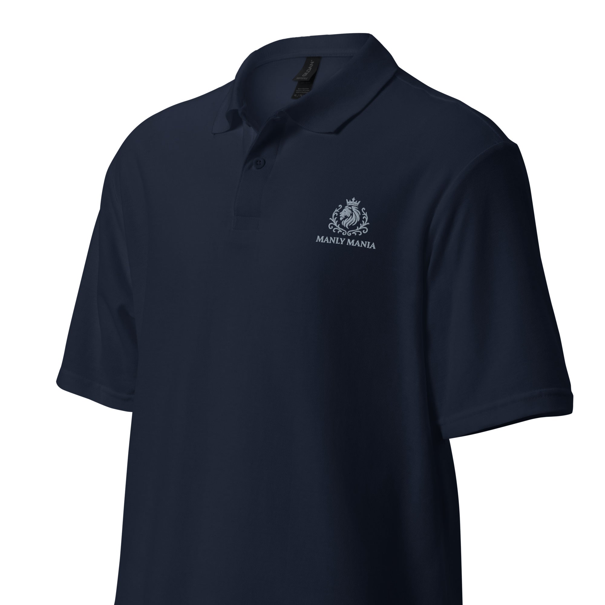  Navy Vanguard Polo Shirt - Cotton Pique Fabric Detail