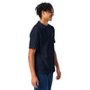 Golden Titan Polo Shirt in Navy - Side View
